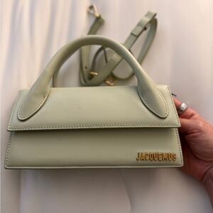 Jacquemus Le Chiquito Long Bag – Light Green / Sage – Made in Italy